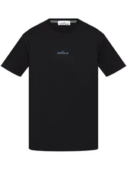Stone Island: Футболка с принтом 