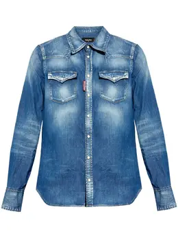 Dsquared2: Джинсовая рубашка  Western