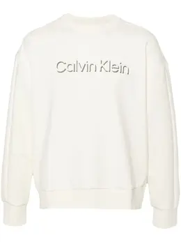 Calvin Klein: Белый свитшот 