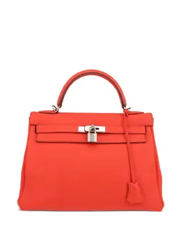 Hermès Pre-Owned: Оранжевая сумка 