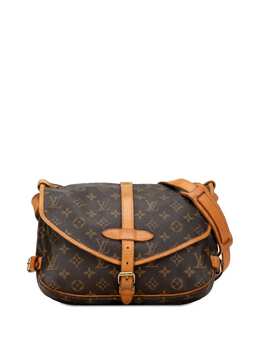 Louis Vuitton Pre-Owned: Коричневая сумка через плечо