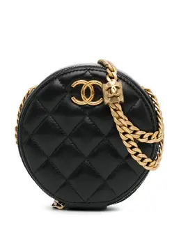 CHANEL Pre-Owned: Чёрная сумка через плечо