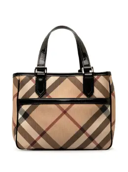 Burberry Pre-Owned: Коричневая сумка