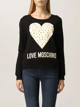 Love Moschino: Хлопковый свитшот 