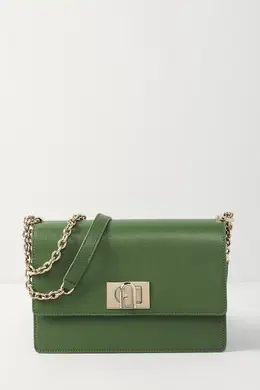 Furla: Зелёная сумка 