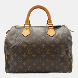 Louis Vuitton: Коричневая сумка  Speedy 30