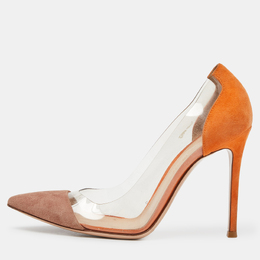 Gianvito Rossi: Оранжевые туфли  Plexi