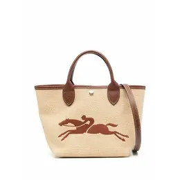 Longchamp: Коричневая сумка 