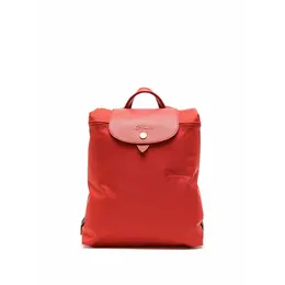 Longchamp: Красный рюкзак