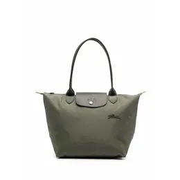 Longchamp: Зелёная сумка 