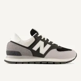 New Balance: Серые кроссовки 