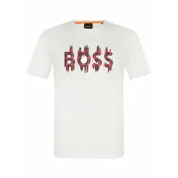 BOSS: Белая футболка