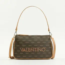 Valentino: Коричневая сумка 