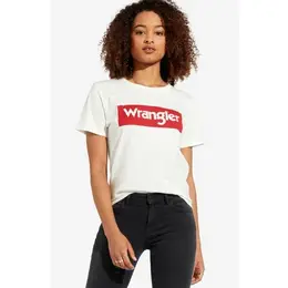 Wrangler: Белая футболка 