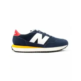 New Balance: Синие кроссовки 