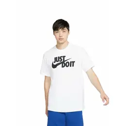 NIKE: Белая футболка 