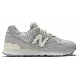 New Balance: Серые кроссовки  574