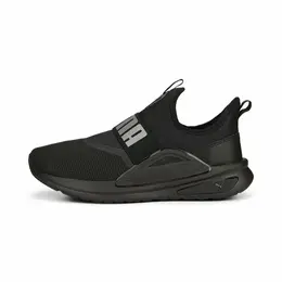 PUMA: Чёрные кроссовки 