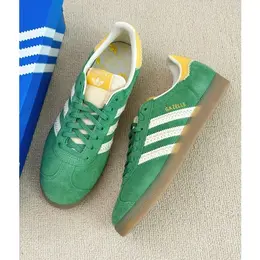 adidas: Зелёные кеды  Gazelle