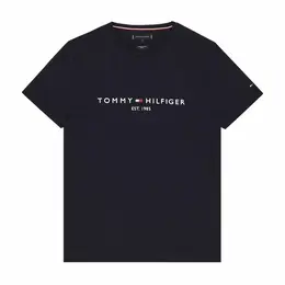 TOMMY HILFIGER: Чёрная футболка 