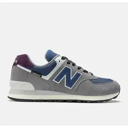 New Balance: Серые кроссовки 