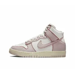 NIKE: Белые кроссовки  Dunk High