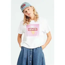 Levi's: Белая футболка 