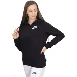 NIKE: Чёрная толстовка 