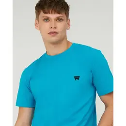 Wrangler: Синяя футболка 