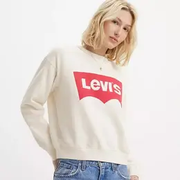 Levi's: Белый свитшот 