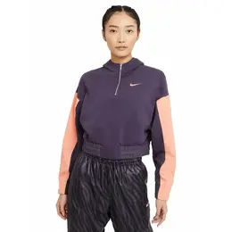 NIKE: Фиолетовая толстовка 