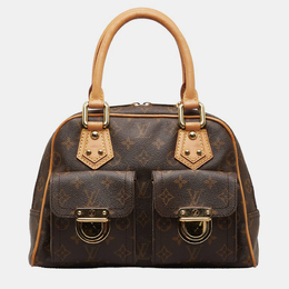 Louis Vuitton: Коричневая сумка 