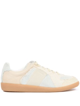 Maison Margiela: Светлые кроссовки  Replica
