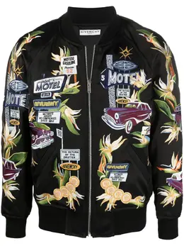Givenchy: Чёрная куртка  Motel