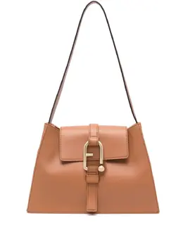 Furla: Коричневая сумка 