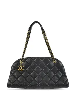 CHANEL Pre-Owned: Чёрная сумка 