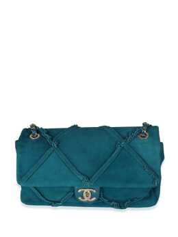 CHANEL Pre-Owned: Голубая сумка 