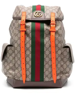 Gucci: Бежевый рюкзак  Ophidia GG