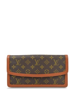 Louis Vuitton Pre-Owned: Коричневый клатч 