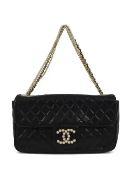 CHANEL Pre-Owned: Чёрная сумка 