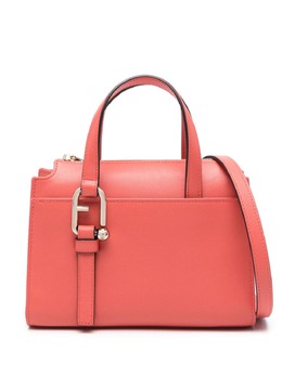 Furla: Розовая сумка-шоппер 