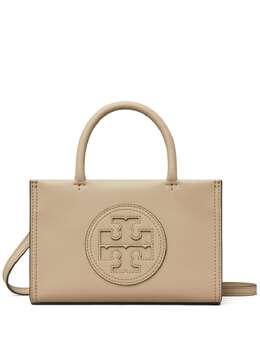 Tory Burch: Бежевая сумка-шоппер  Ella