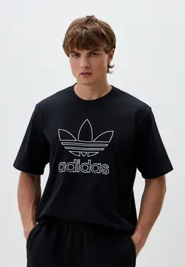 adidas Originals: Чёрная футболка 