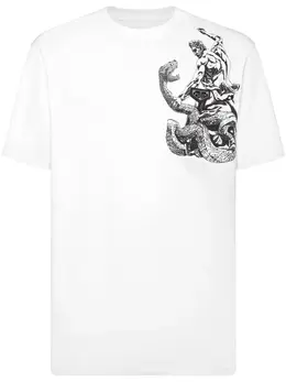 Philipp Plein: Футболка  Tattoo с принтом