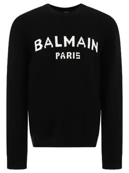 Balmain: Трикотажный свитер 