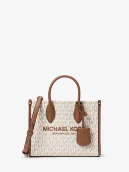 Michael Kors: Бежевая сумка 