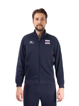 Mizuno: Синяя толстовка 