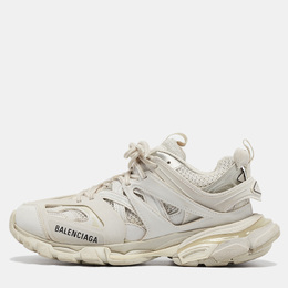 Balenciaga: Белые кроссовки  Track