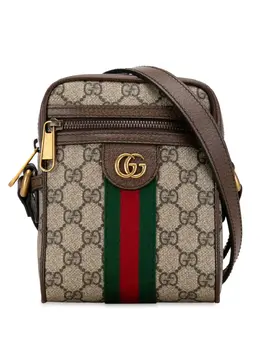 Gucci Pre-Owned: Коричневая сумка через плечо 