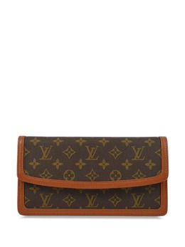 Louis Vuitton Pre-Owned: Коричневый клатч 